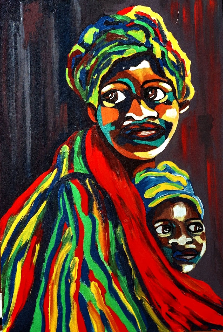 african art, mother and child, design-1732253.jpg